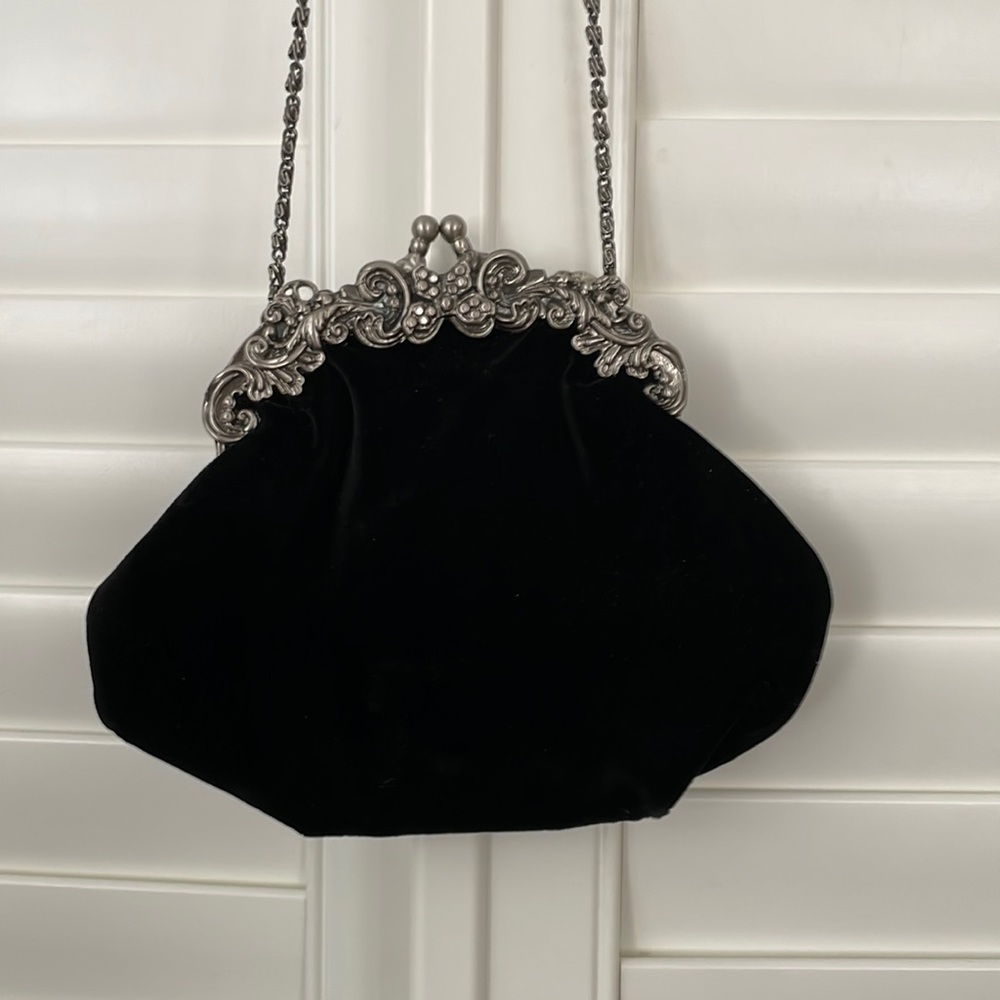 Black Velvet Evening Bag